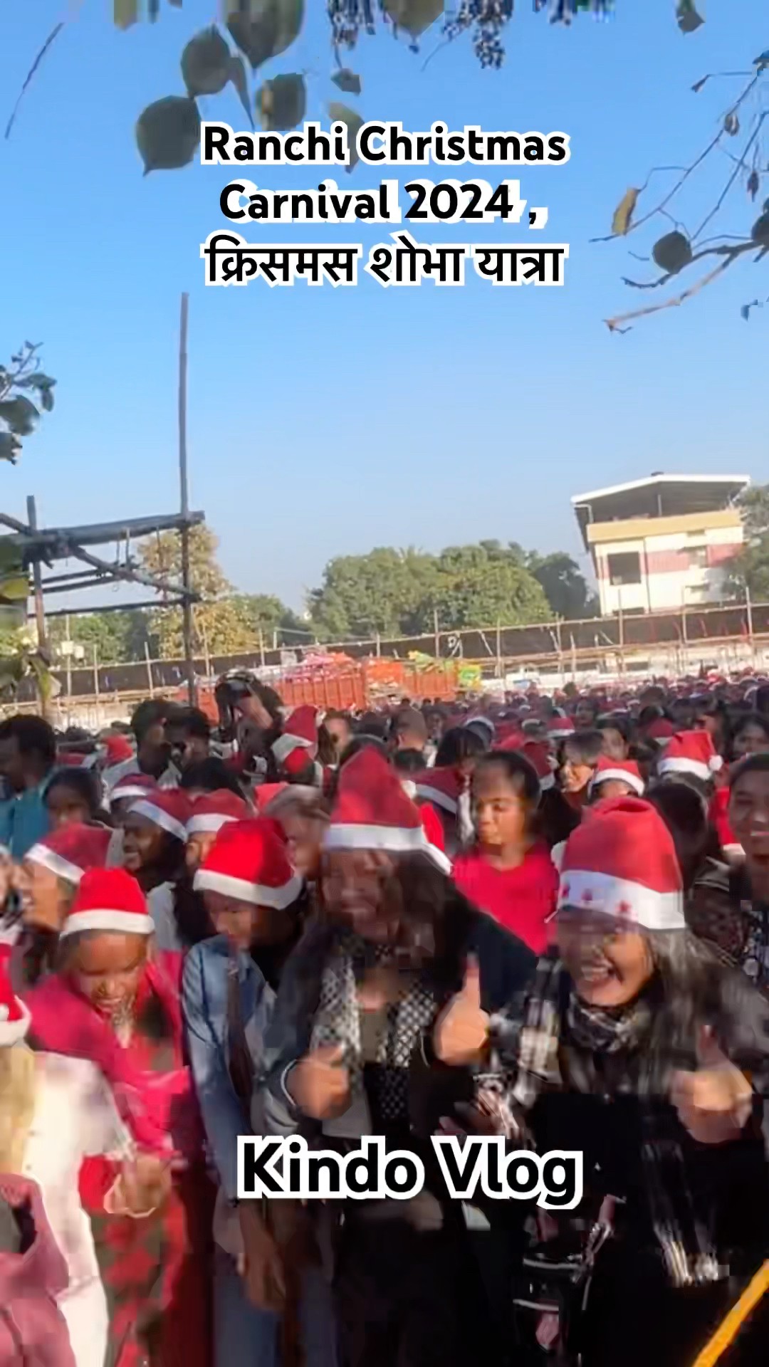 Ranchi Christmas Carnival 2024 , क्रिसमस शोभा यात्रा/video8